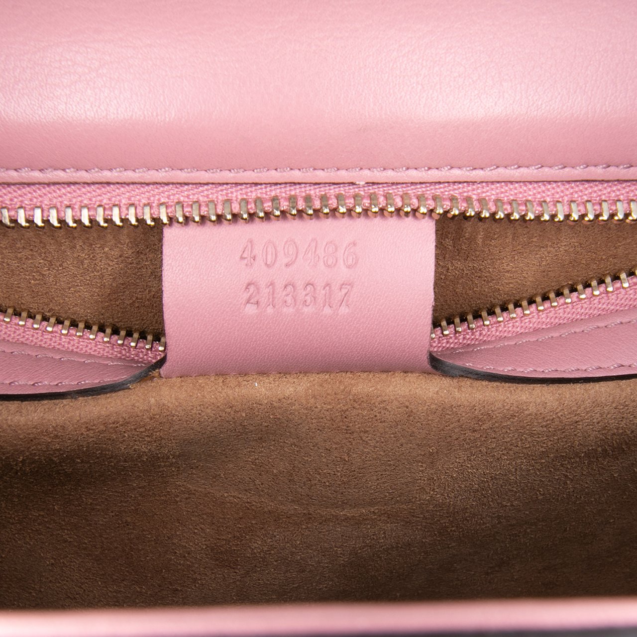 Gucci Medium Leather Padlock Shoulder Bag Roze