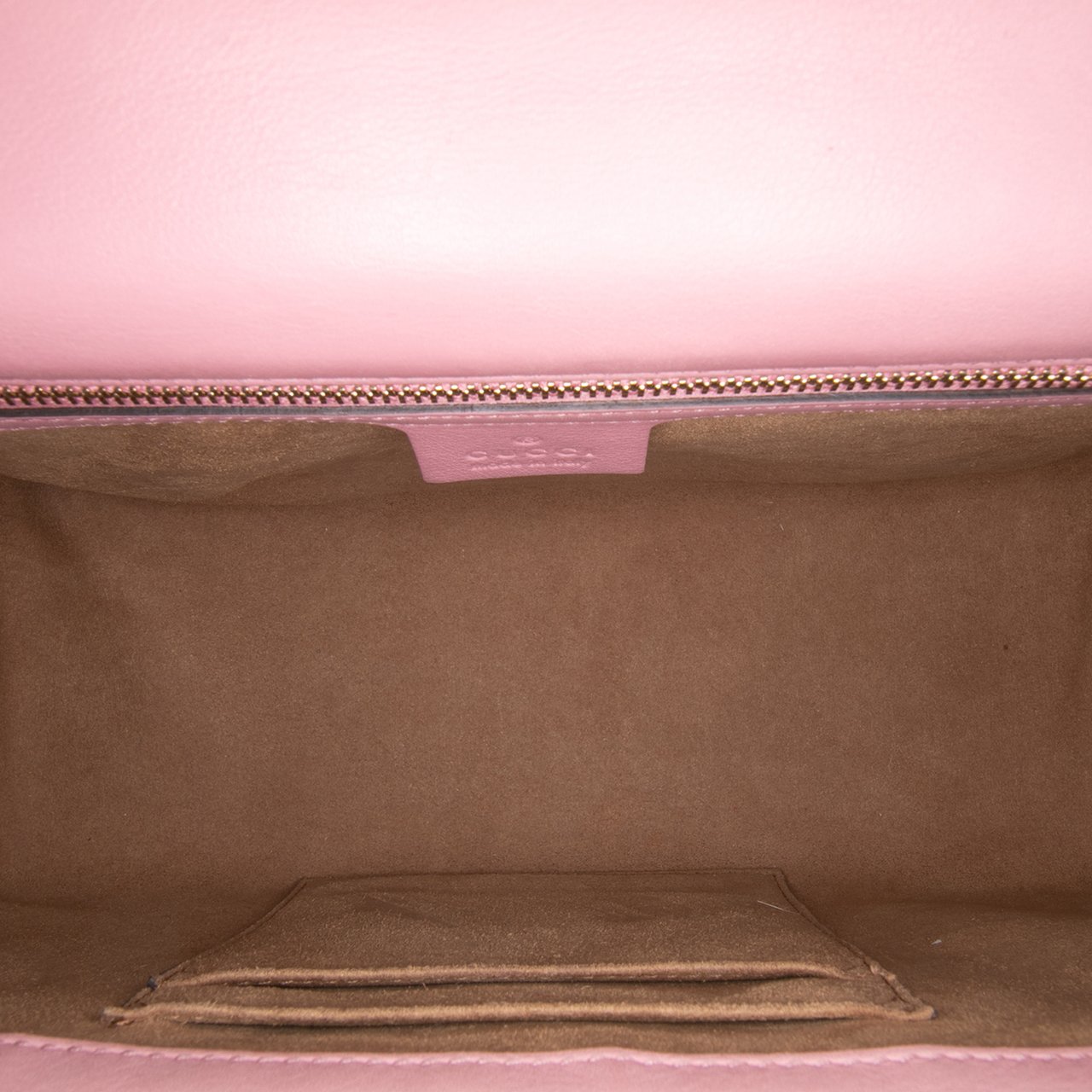 Gucci Medium Leather Padlock Shoulder Bag Roze