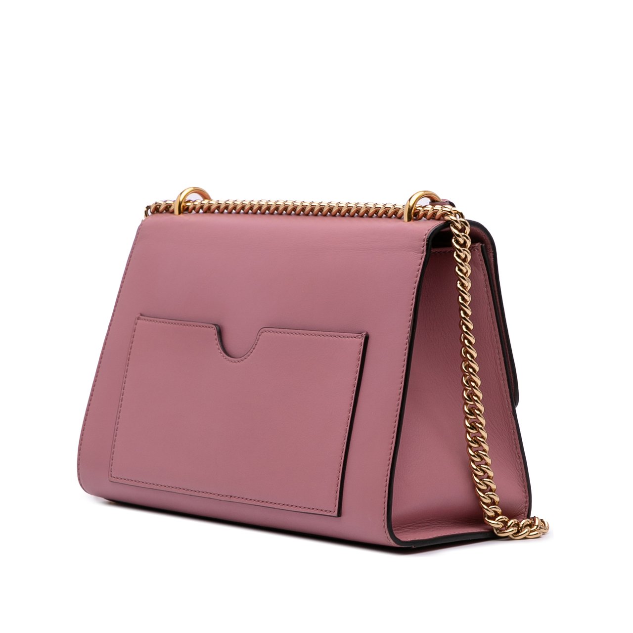 Gucci Medium Leather Padlock Shoulder Bag Roze