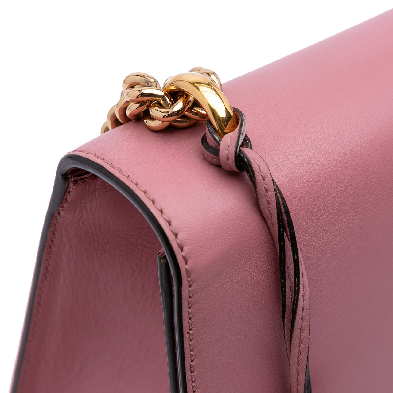 Gucci Medium Leather Padlock Shoulder Bag Roze