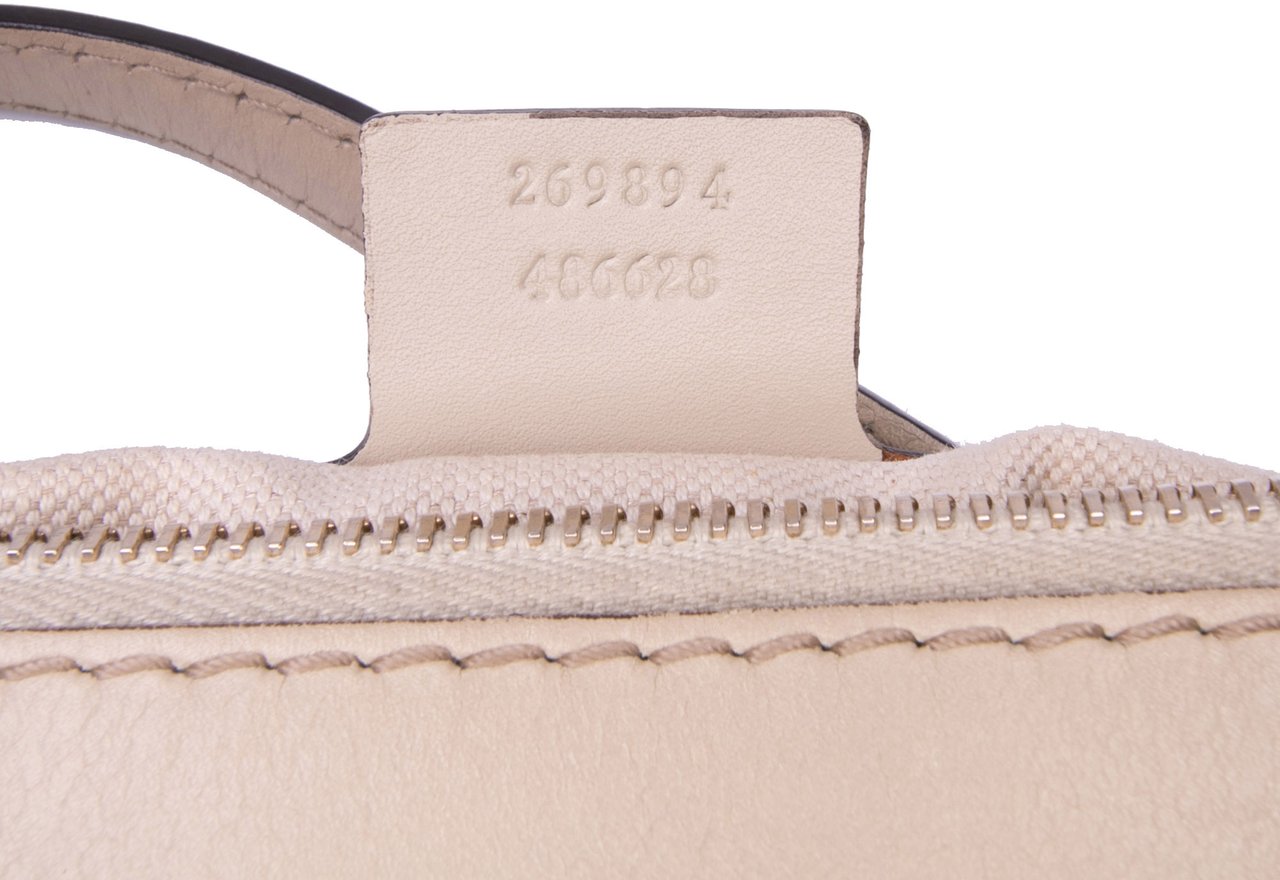 Gucci Small GG Canvas Web Mayfair Satchel Bruin