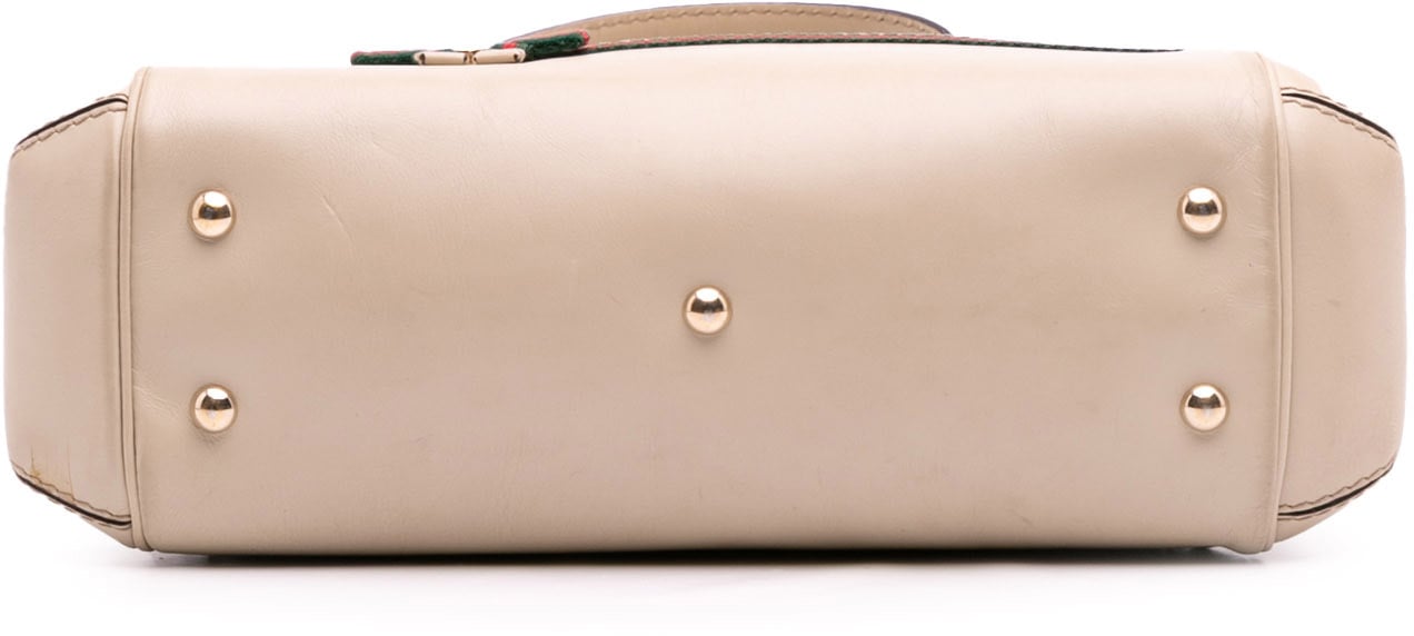 Gucci Small GG Canvas Web Mayfair Satchel Bruin