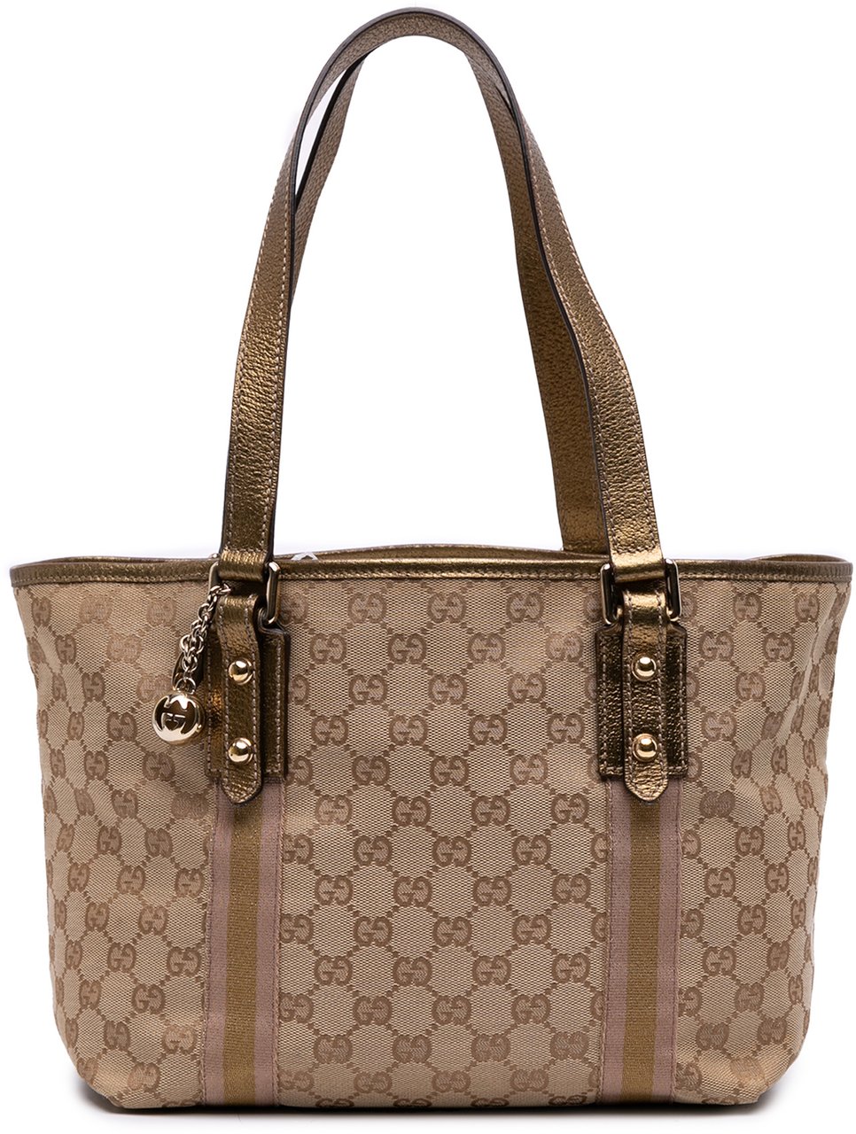 Gucci GG Canvas Jolicoeur Tote Bruin