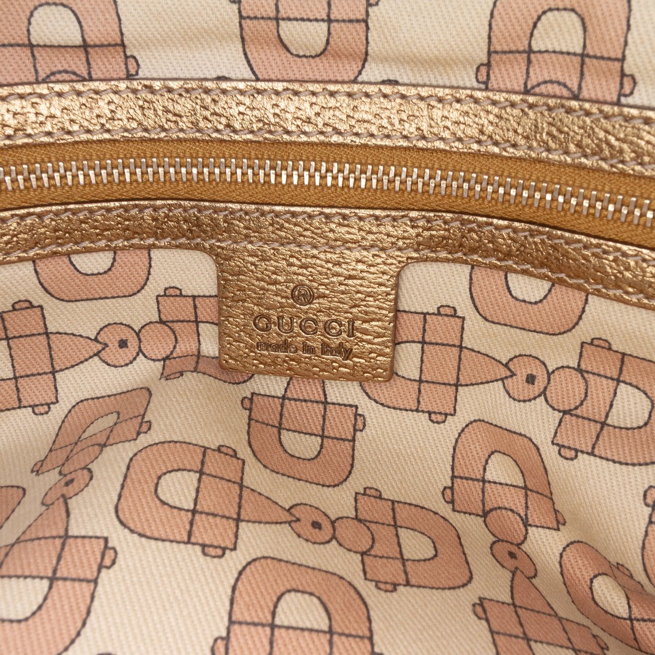 Gucci GG Canvas Jolicoeur Tote Bruin
