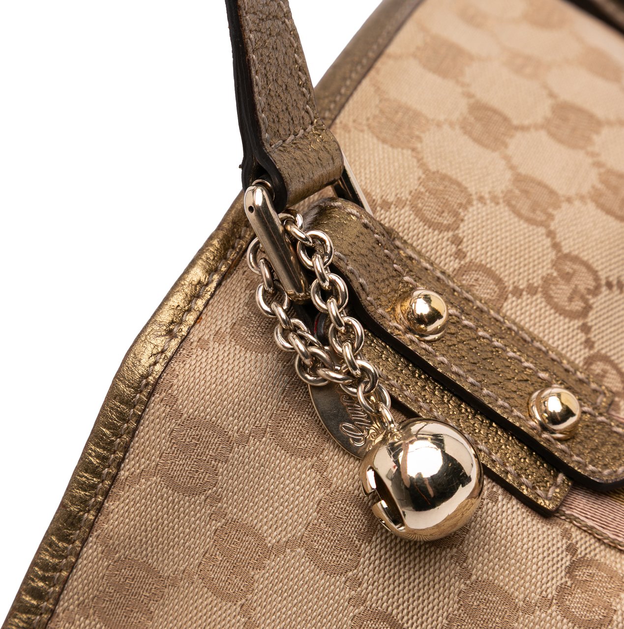 Gucci GG Canvas Jolicoeur Tote Bruin