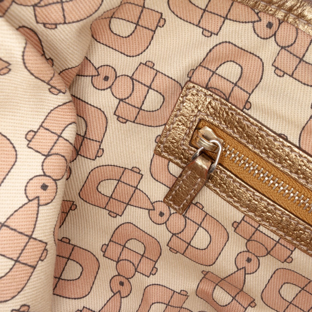 Gucci GG Canvas Jolicoeur Tote Bruin