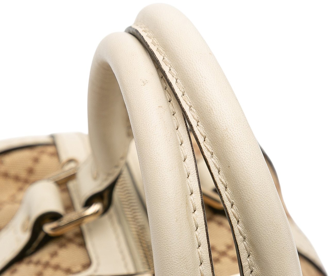 Gucci Small Diamante Canvas Joy Boston Bag Bruin