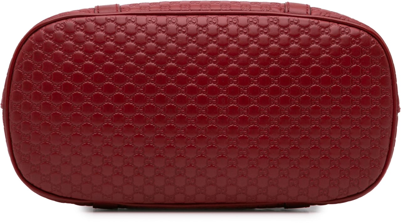 Gucci Medium Microguccissima Dome Satchel Rood