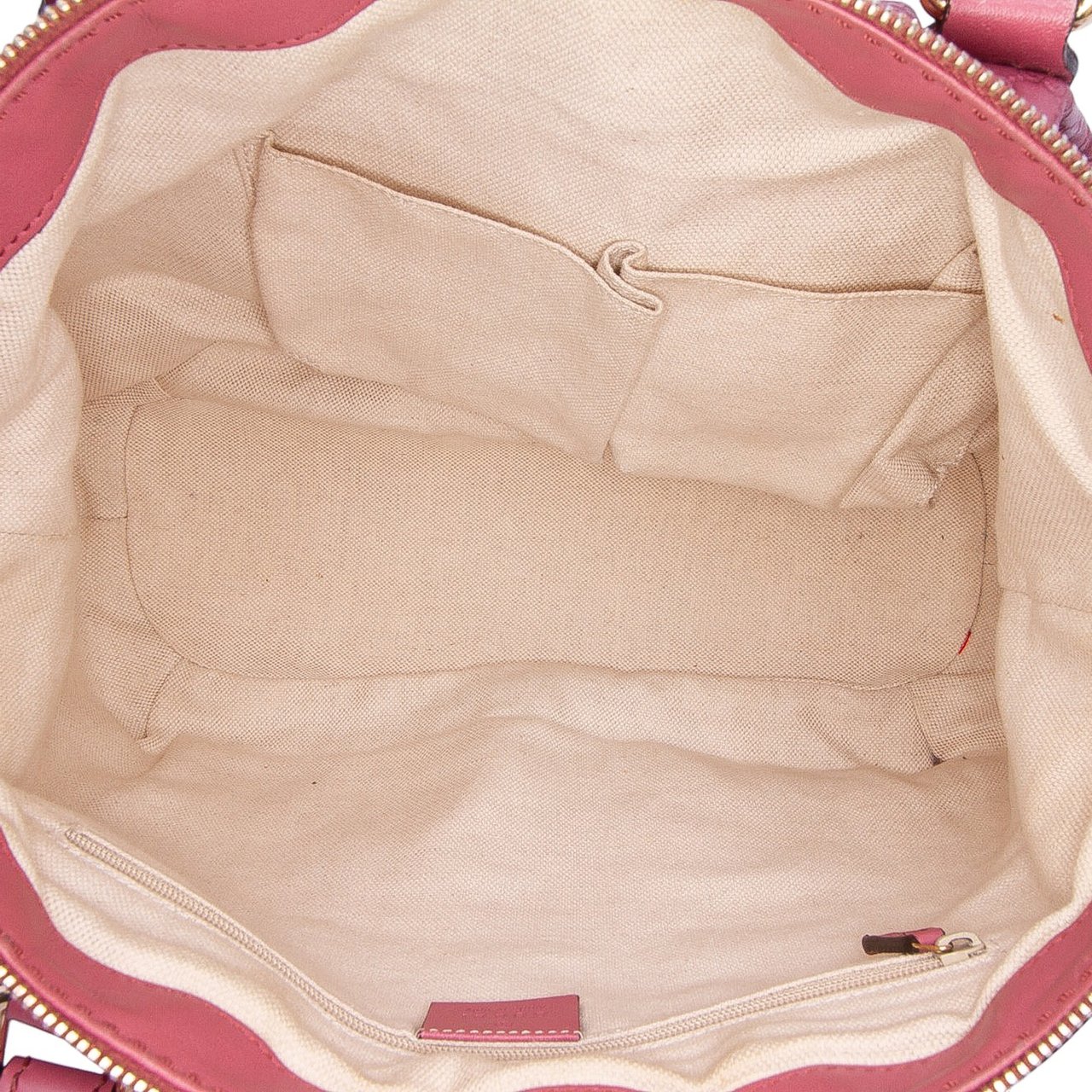 Gucci Microguccissima Sukey Satchel Roze