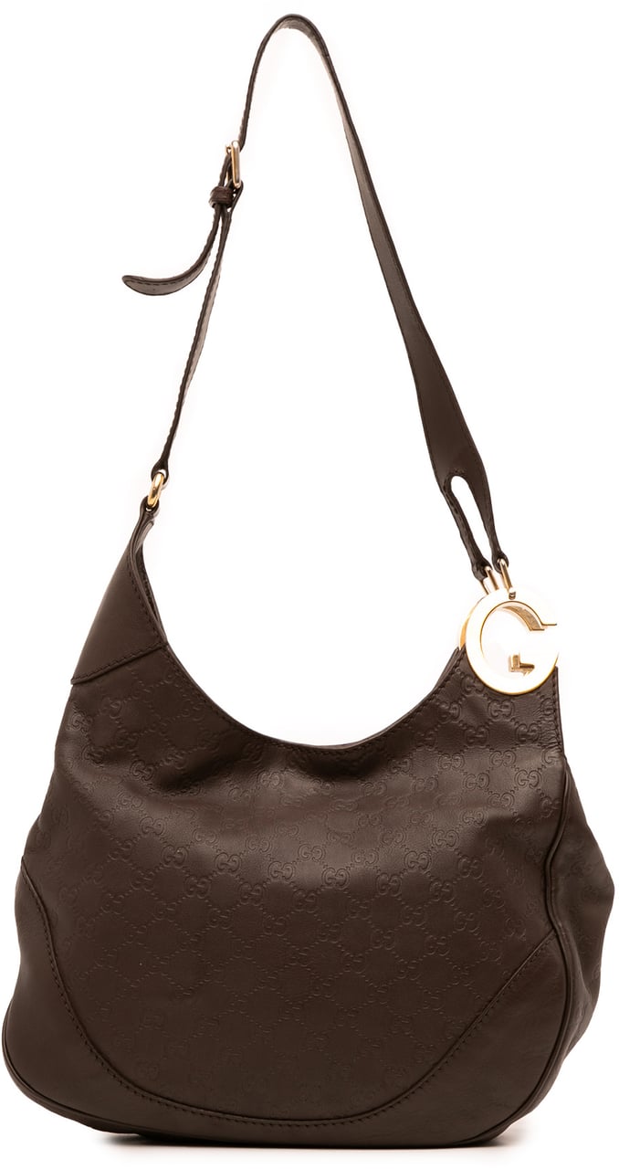 Gucci Guccissima Charlotte Crossbody Bruin