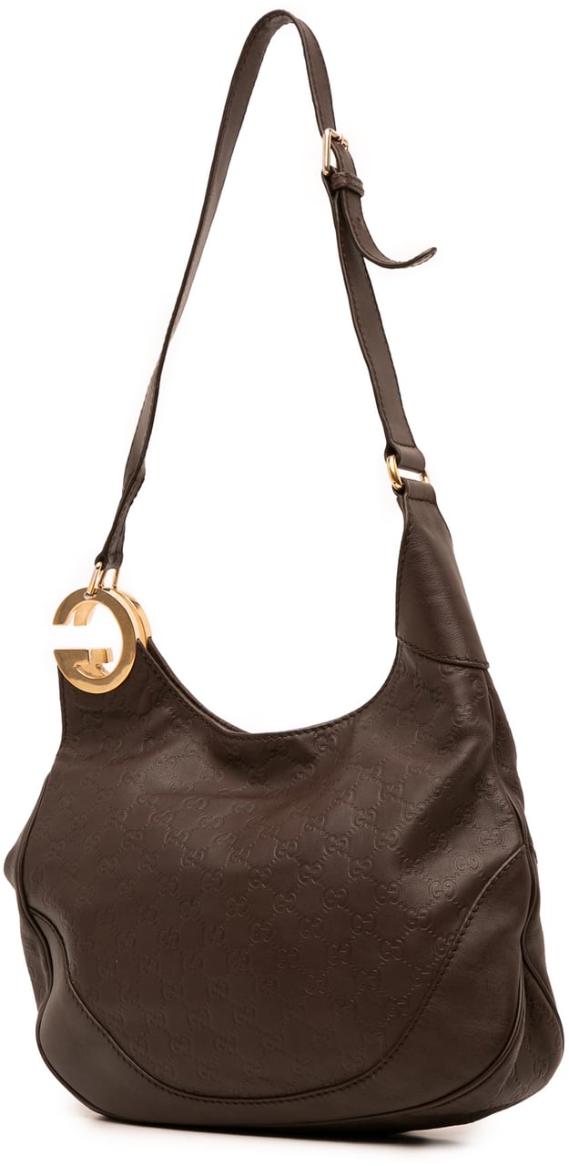 Gucci Guccissima Charlotte Crossbody Bruin