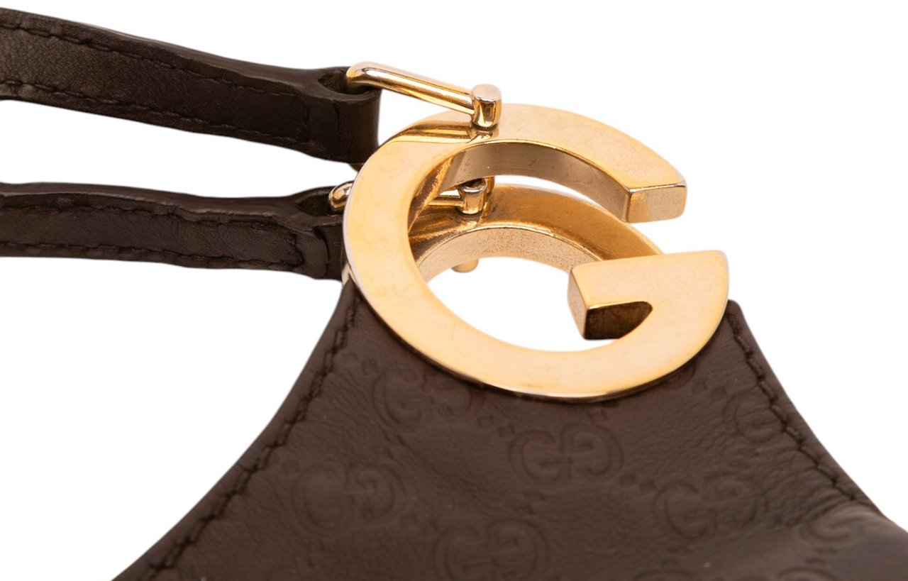 Gucci Guccissima Charlotte Crossbody Bruin