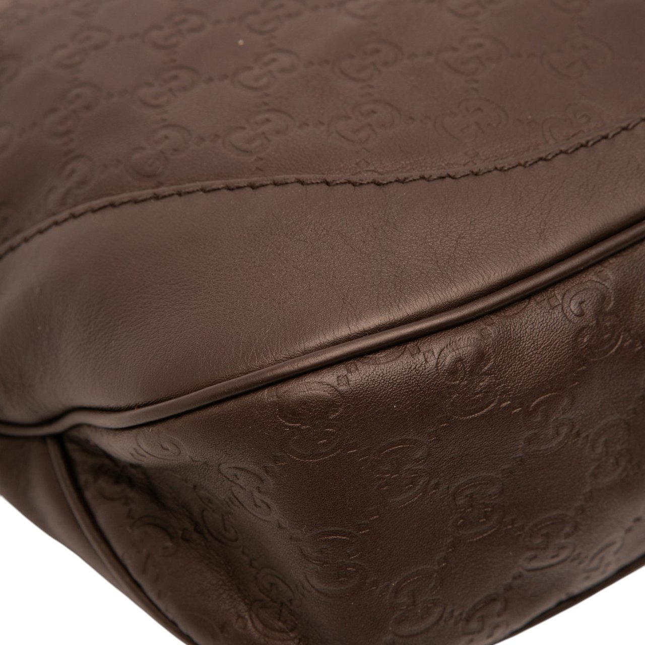 Gucci Guccissima Charlotte Crossbody Bruin