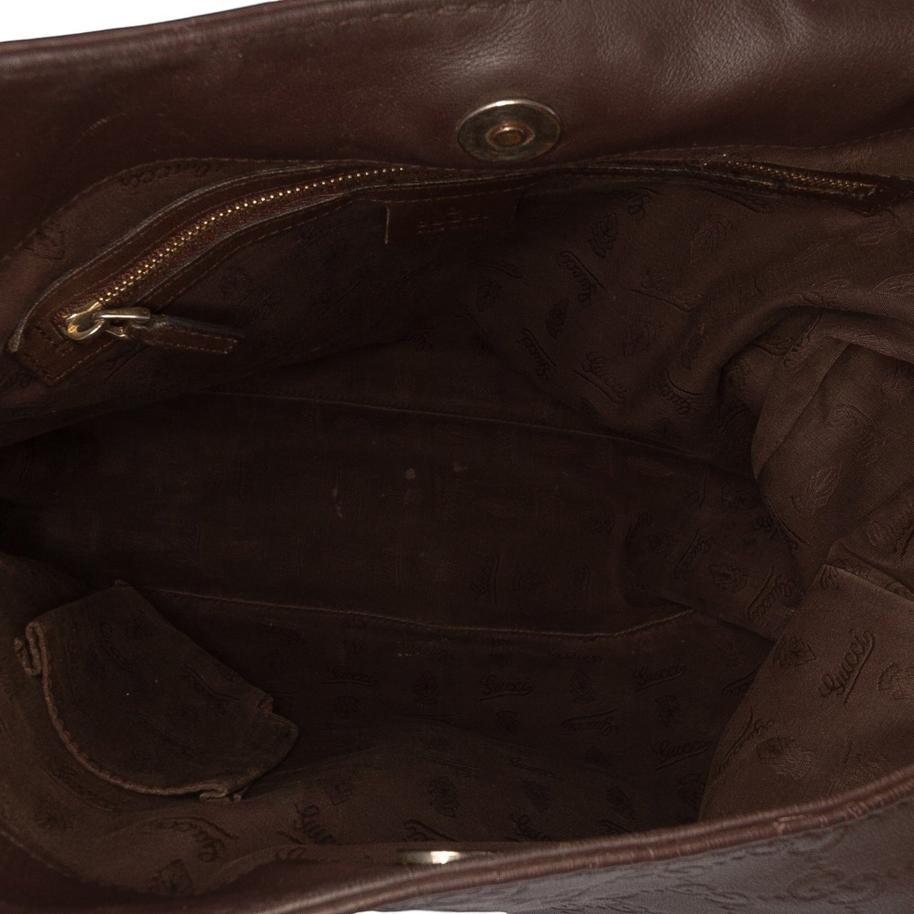 Gucci Guccissima Charlotte Crossbody Bruin