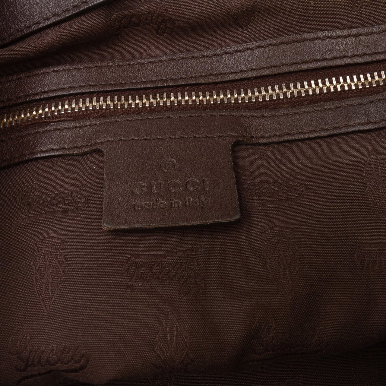 Gucci Guccissima Charlotte Crossbody Bruin