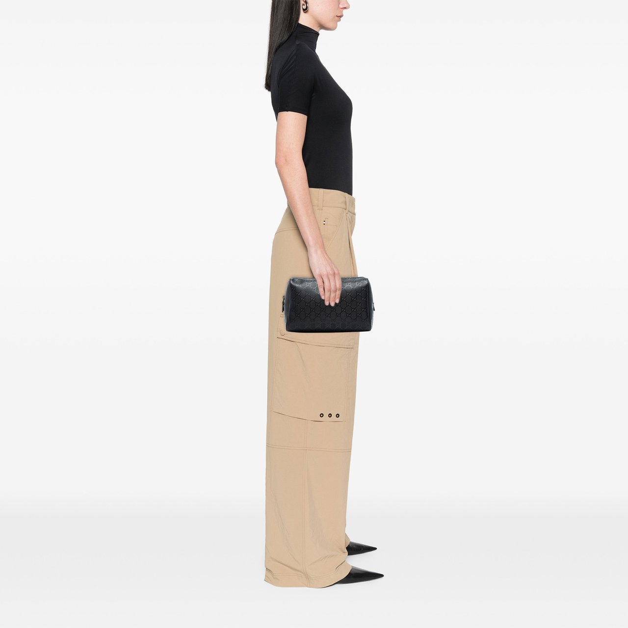 Gucci GG Imprime Pouch Zwart