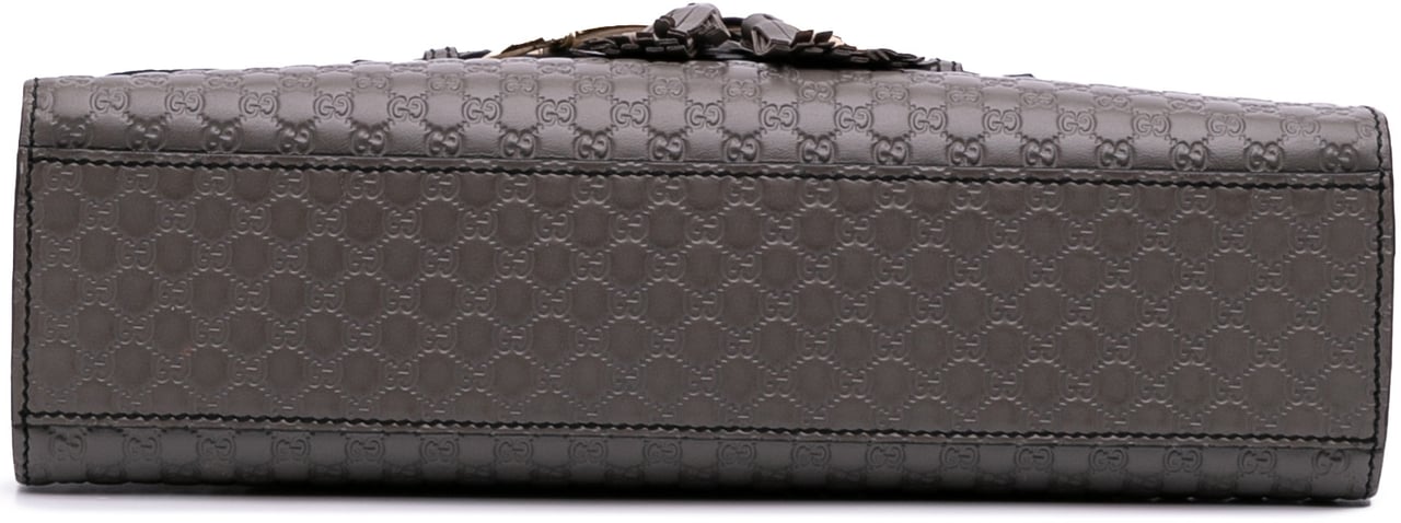 Gucci Medium Microguccissima Emily Shoulder Bag Grijs