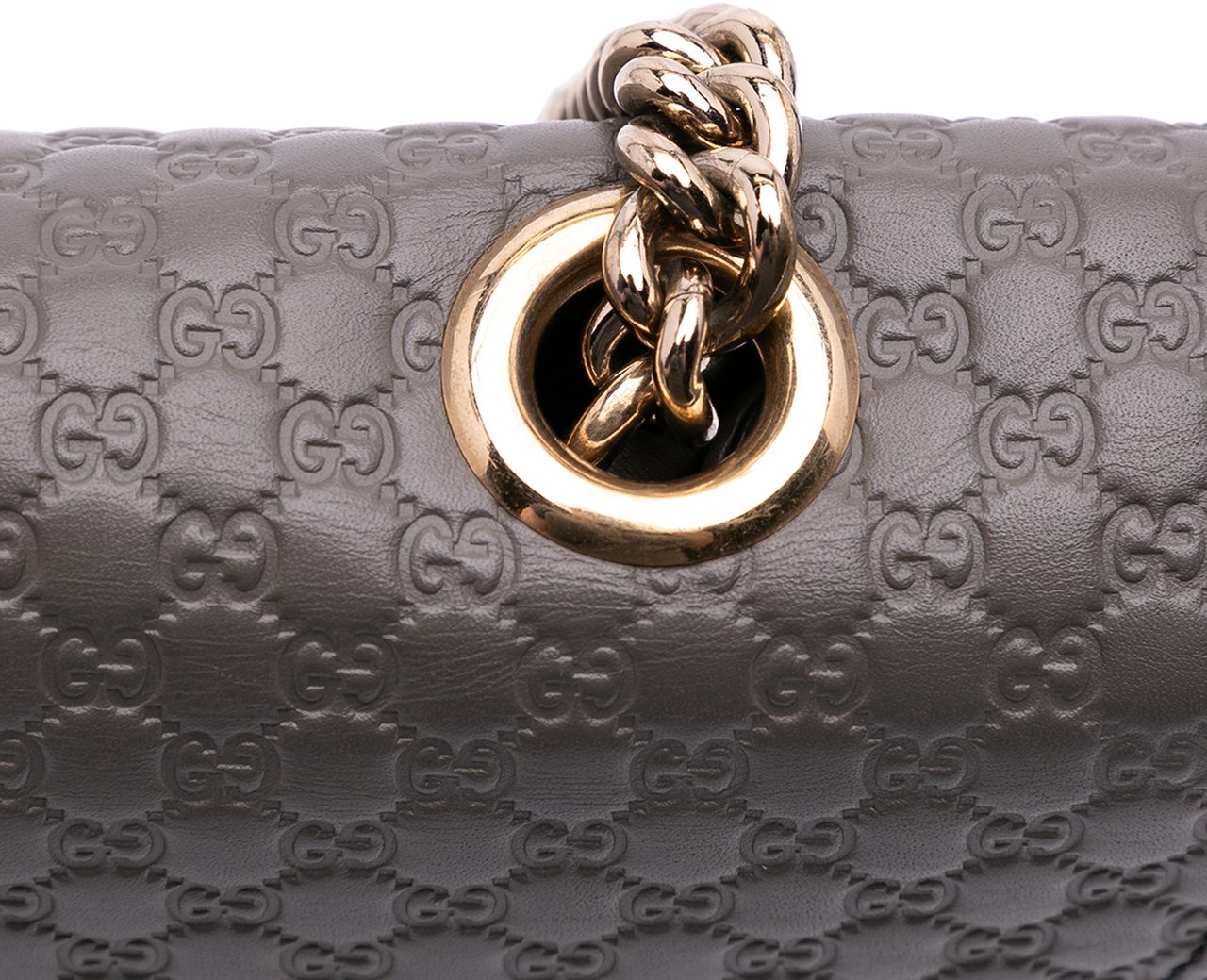 Gucci Medium Microguccissima Emily Shoulder Bag Grijs
