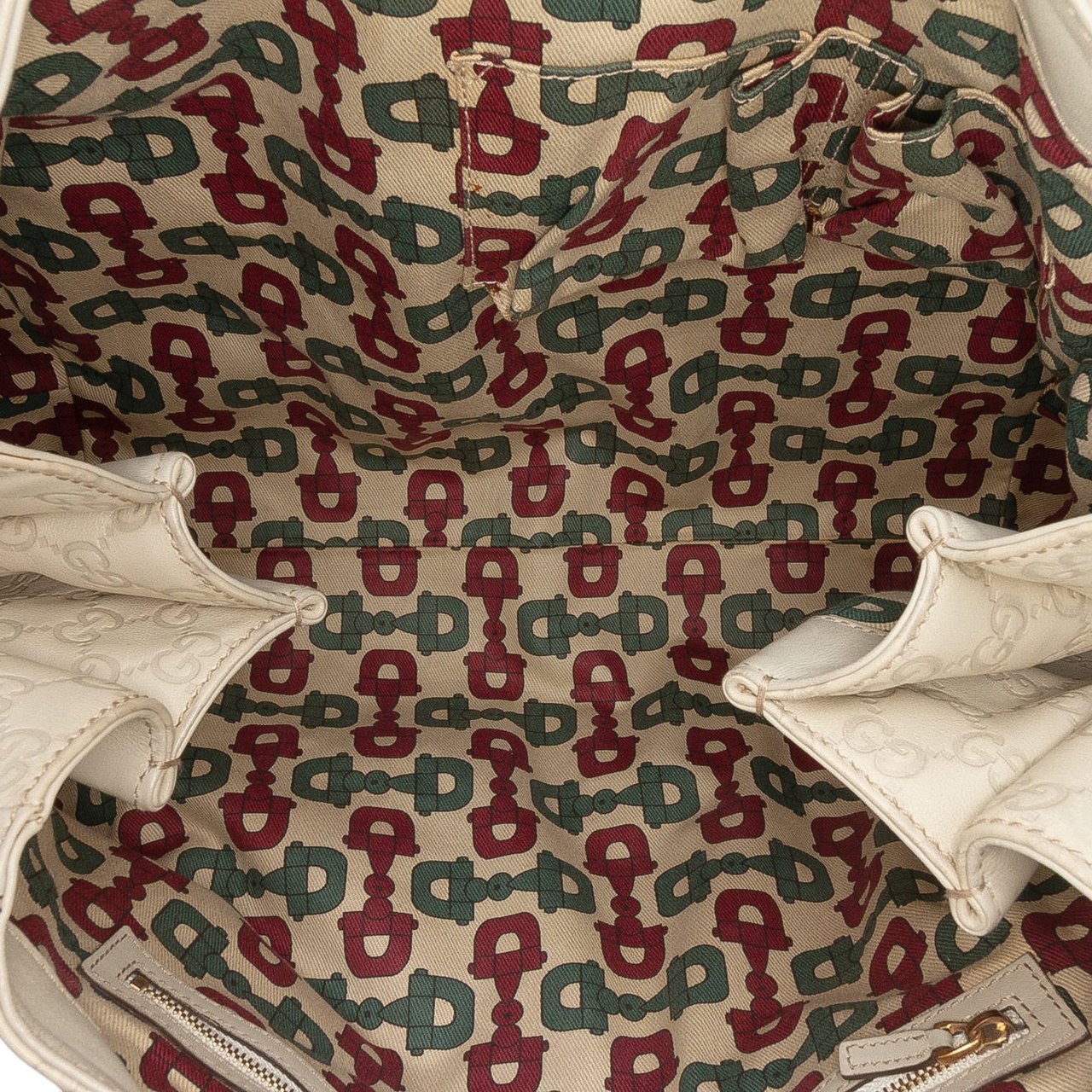 Gucci Guccissima Bamboo Dialux Tote Bruin