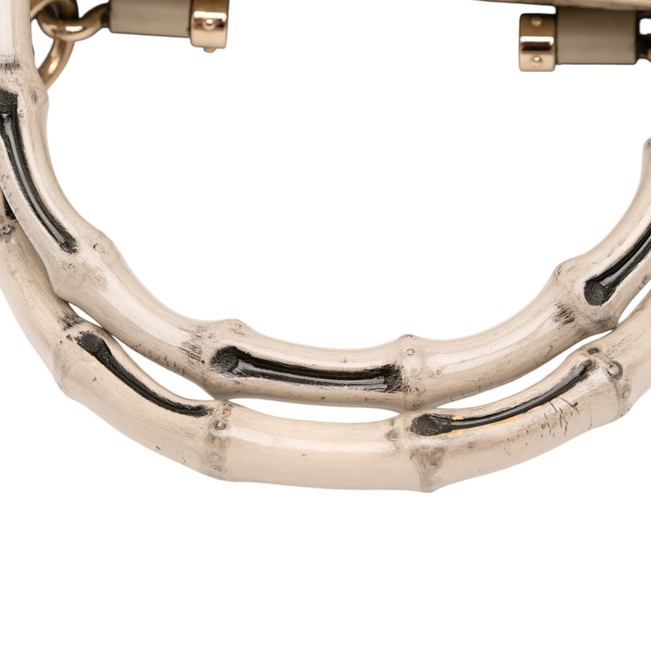 Gucci Guccissima Bamboo Dialux Tote Bruin