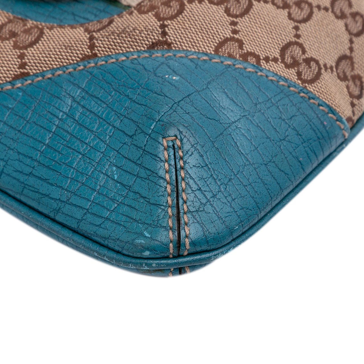 Gucci GG Canvas Hasler Web Crossbody Bruin