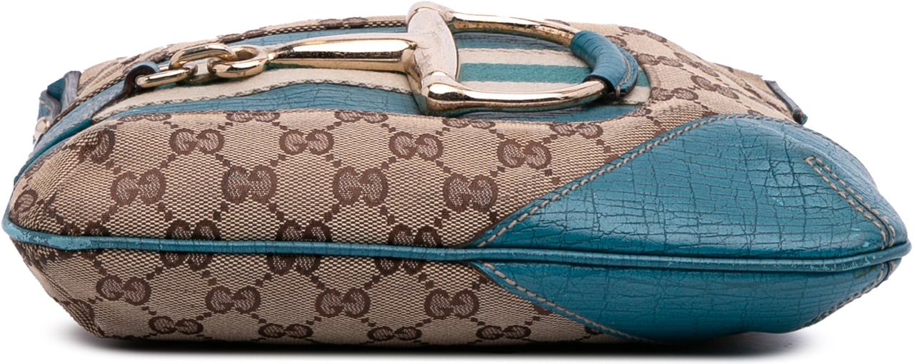 Gucci GG Canvas Hasler Web Crossbody Bruin