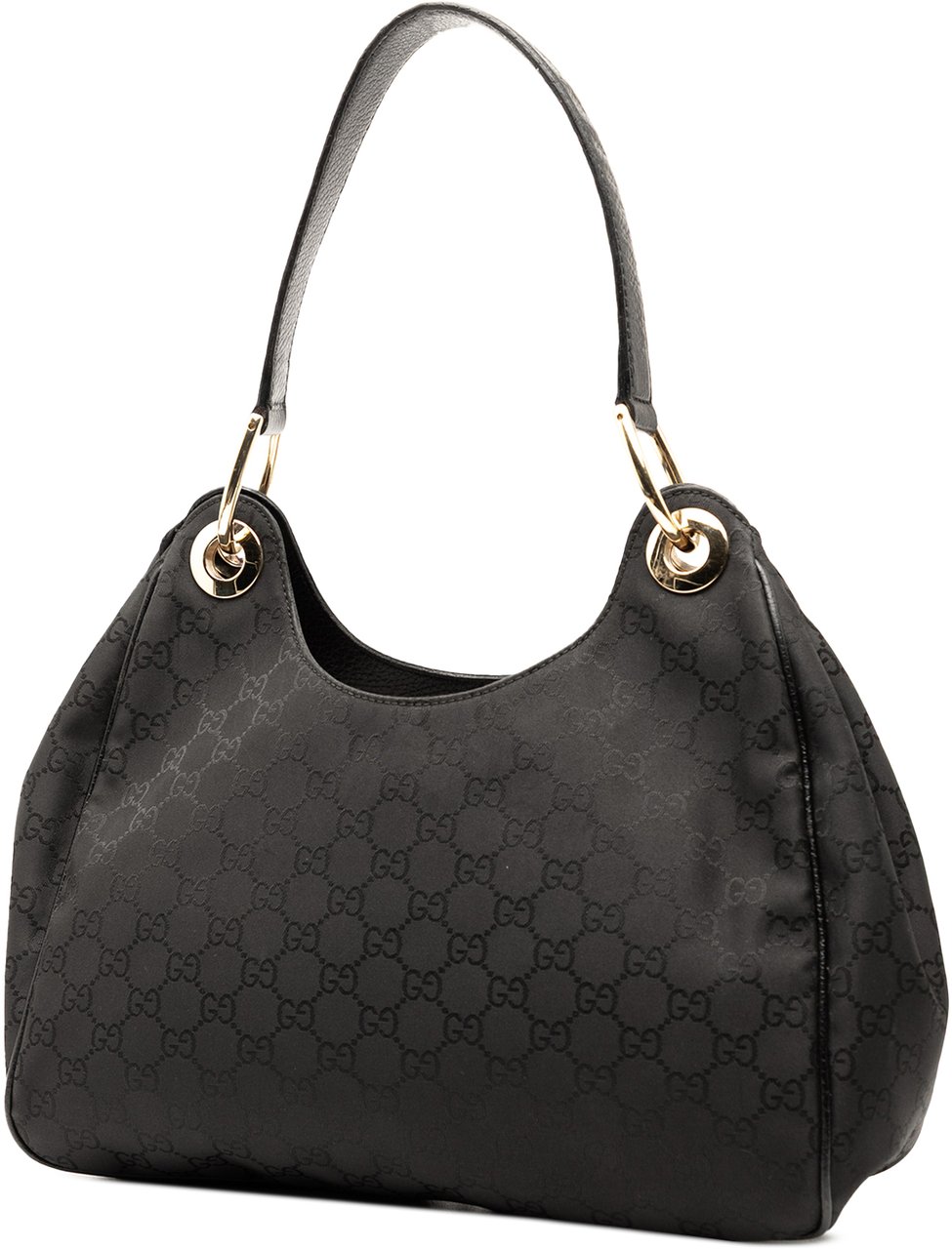 Gucci GG Nylon Colbert Shoulder Bag Zwart