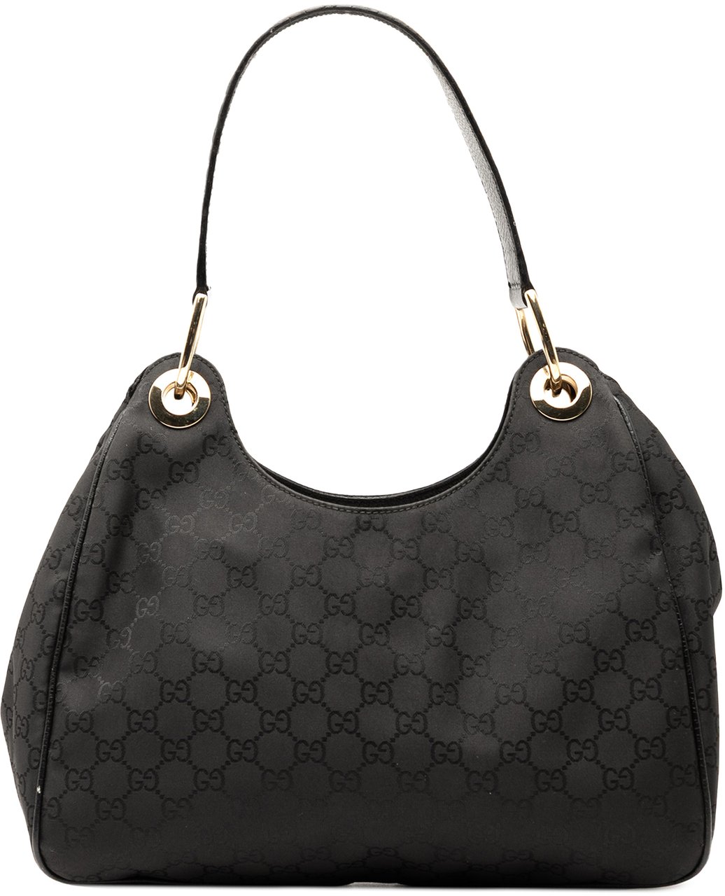 Gucci GG Nylon Colbert Shoulder Bag Zwart