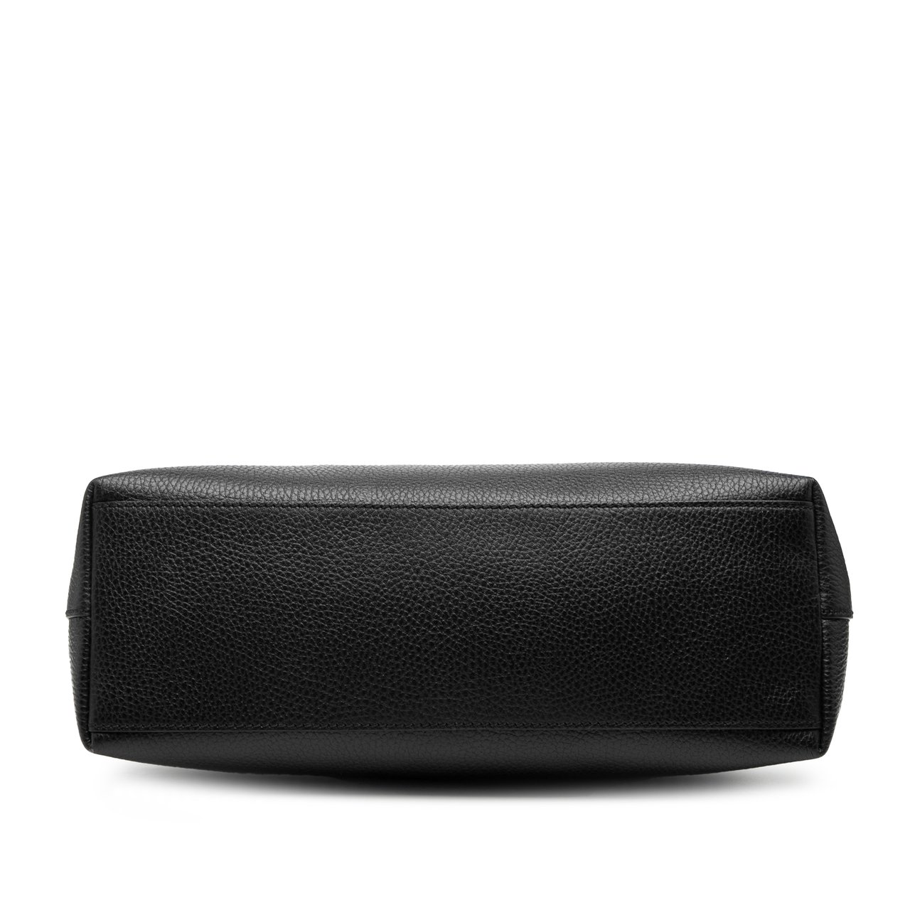 Gucci Leather GG Charm Tote Zwart