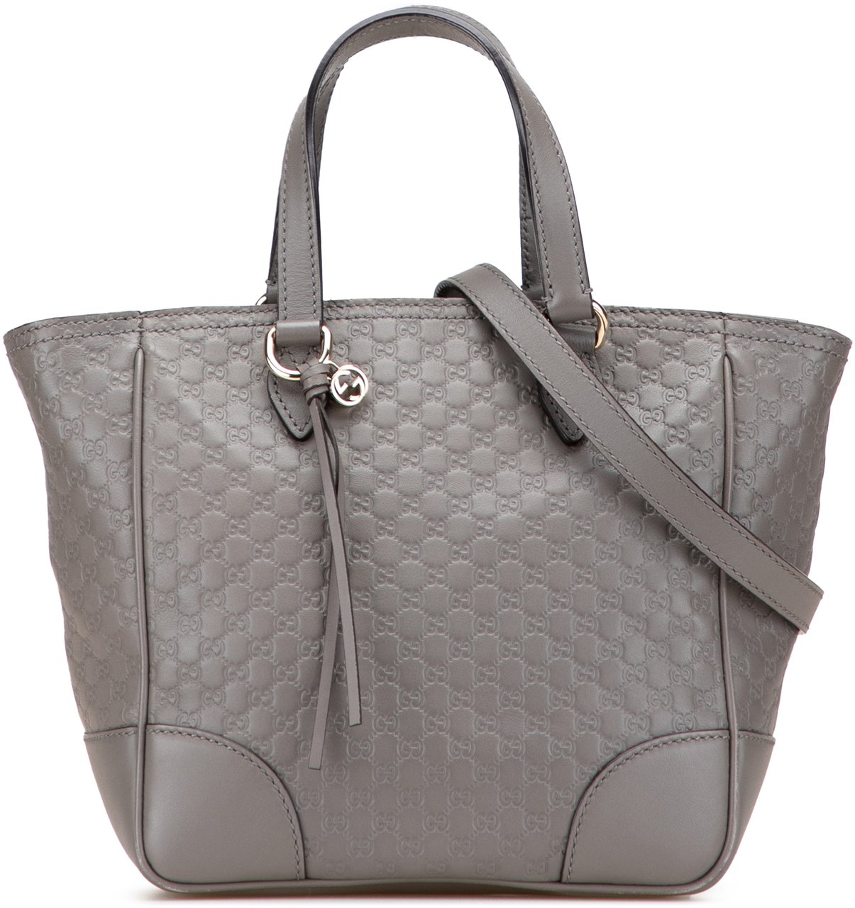 Gucci Small Microguccissima Bree Satchel Grijs