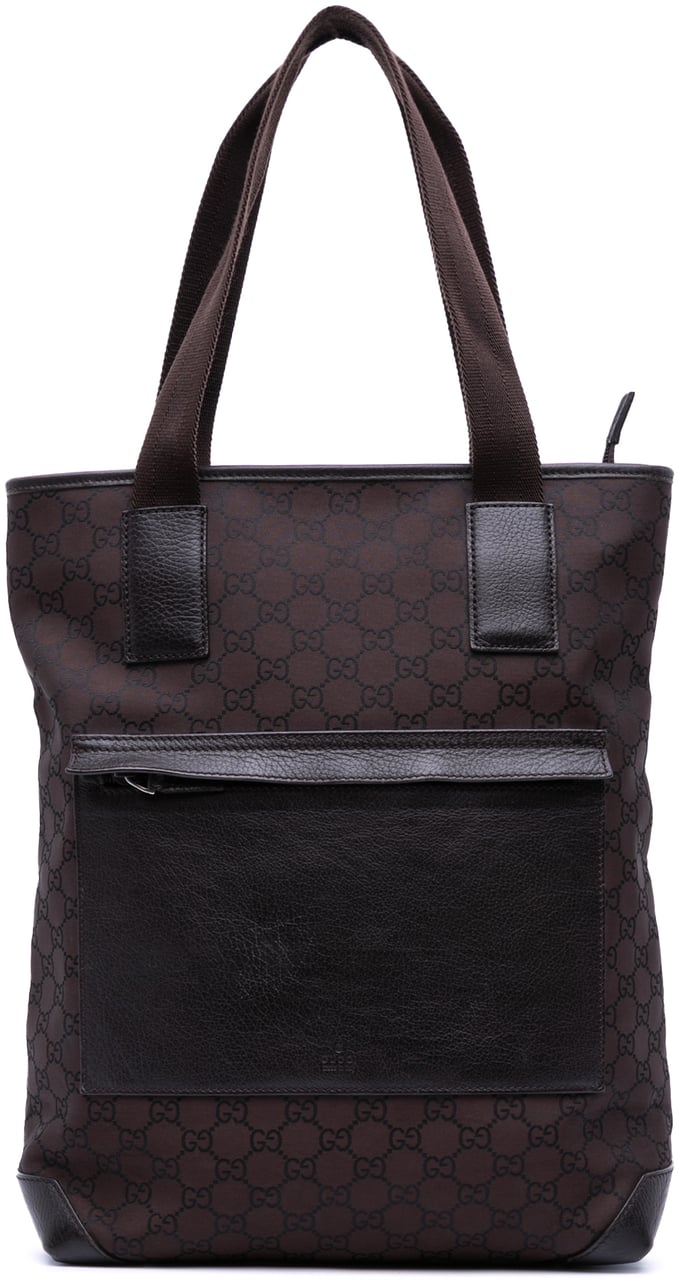 Gucci GG Canvas Tote Bruin