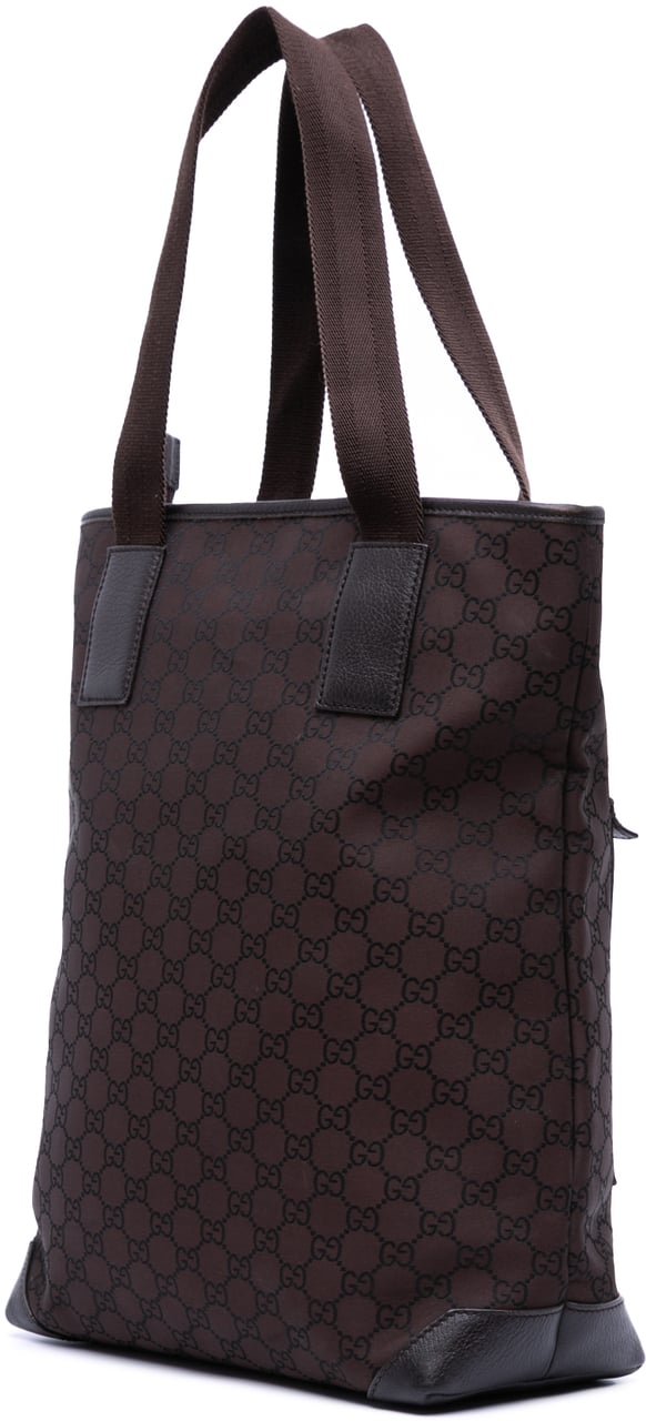 Gucci GG Canvas Tote Bruin