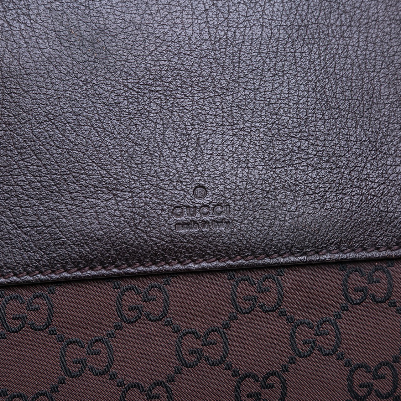 Gucci GG Canvas Tote Bruin