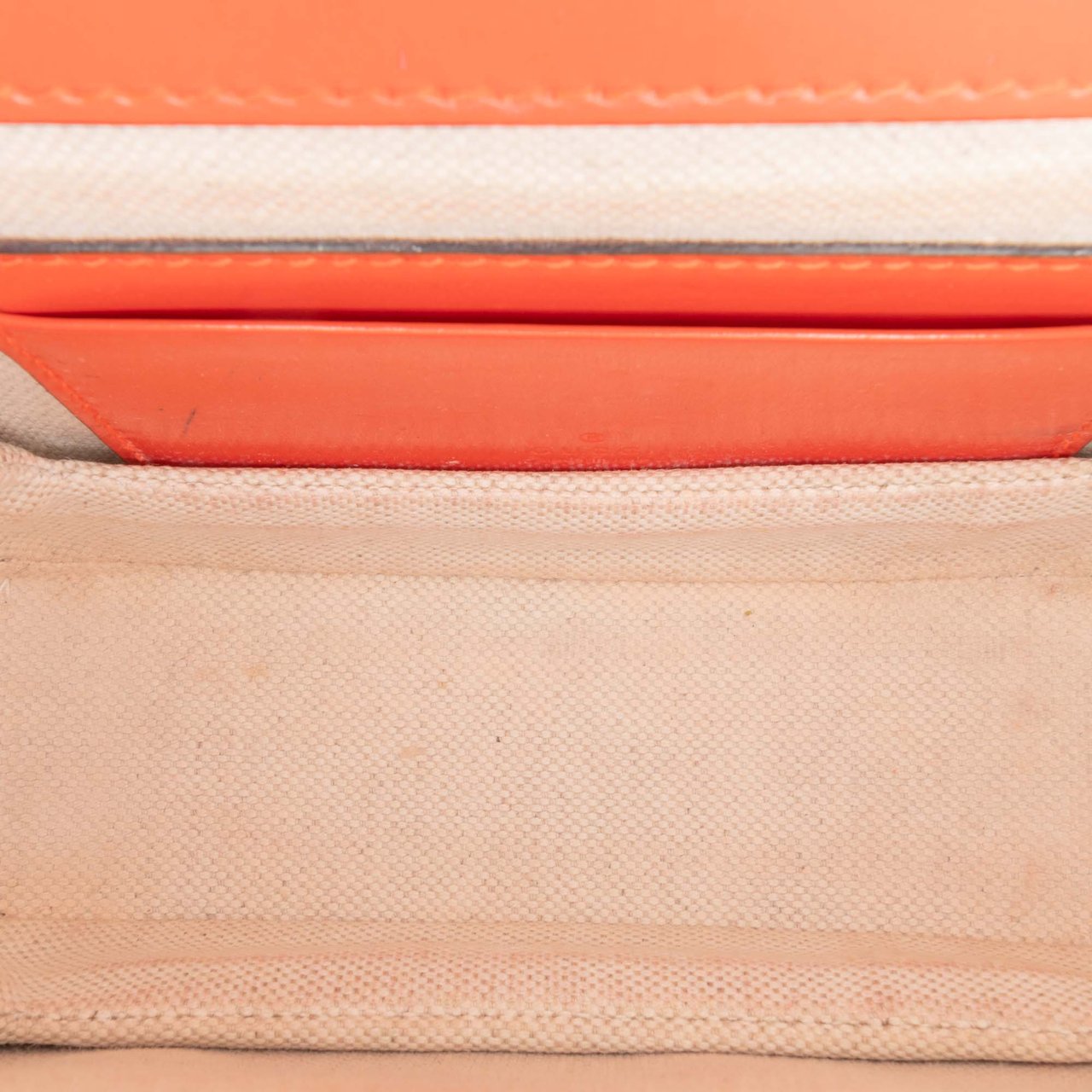 Gucci Mini Calfskin 1947 Bamboo Top Handle Bag Oranje