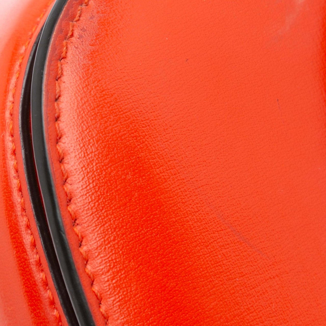 Gucci Mini Calfskin 1947 Bamboo Top Handle Bag Oranje