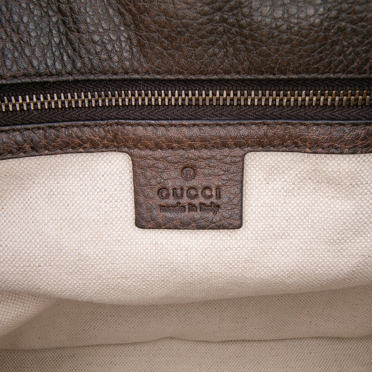 Gucci GG Canvas Laidback Crafty Tote Bruin