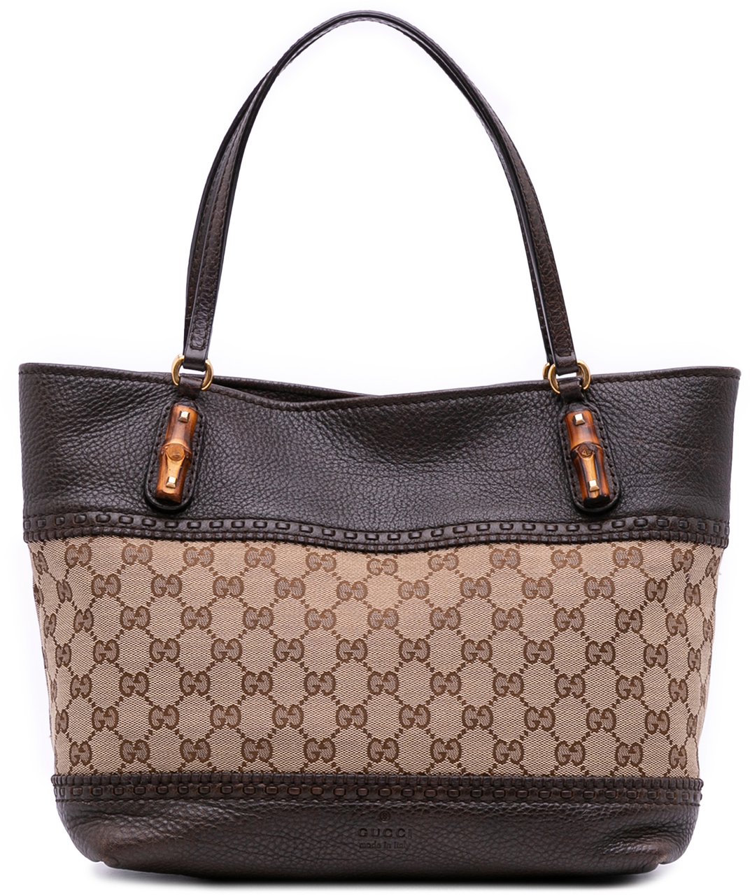 Gucci GG Canvas Laidback Crafty Tote Bruin