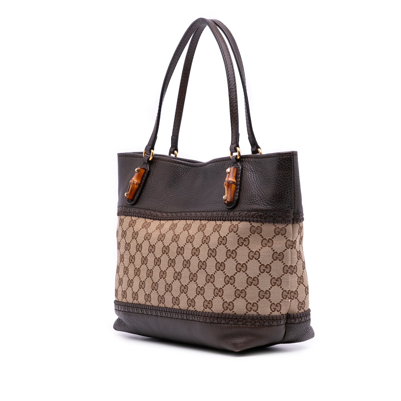Gucci GG Canvas Laidback Crafty Tote Bruin