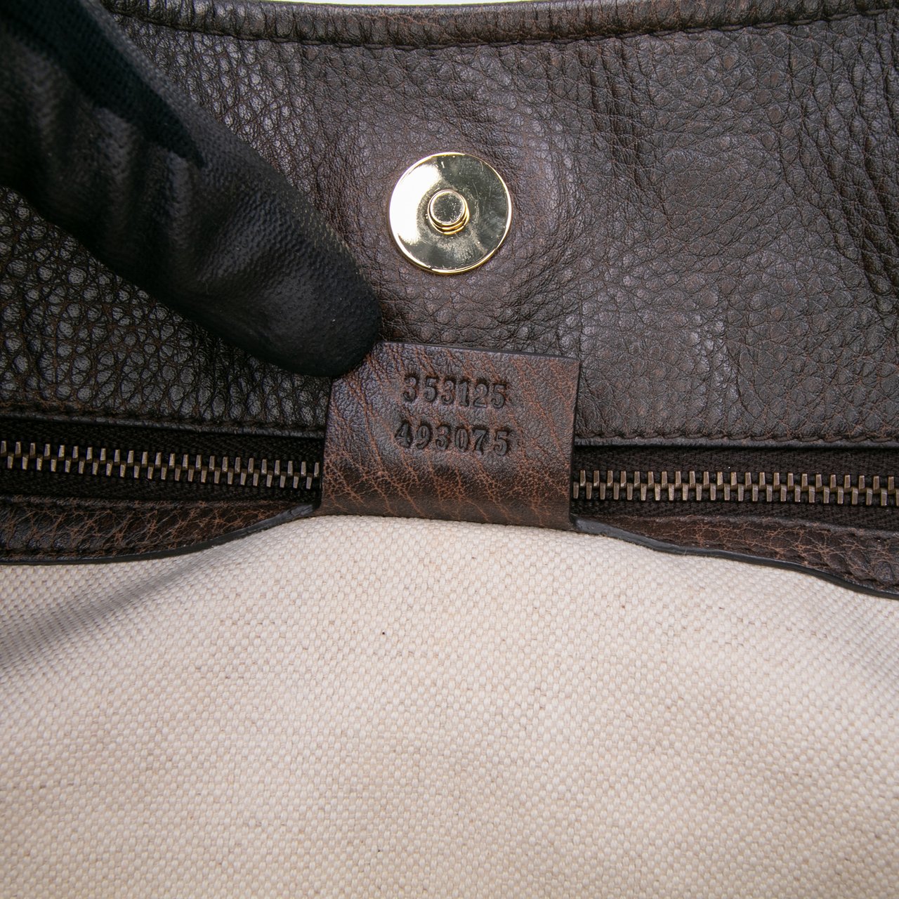 Gucci GG Canvas Laidback Crafty Tote Bruin