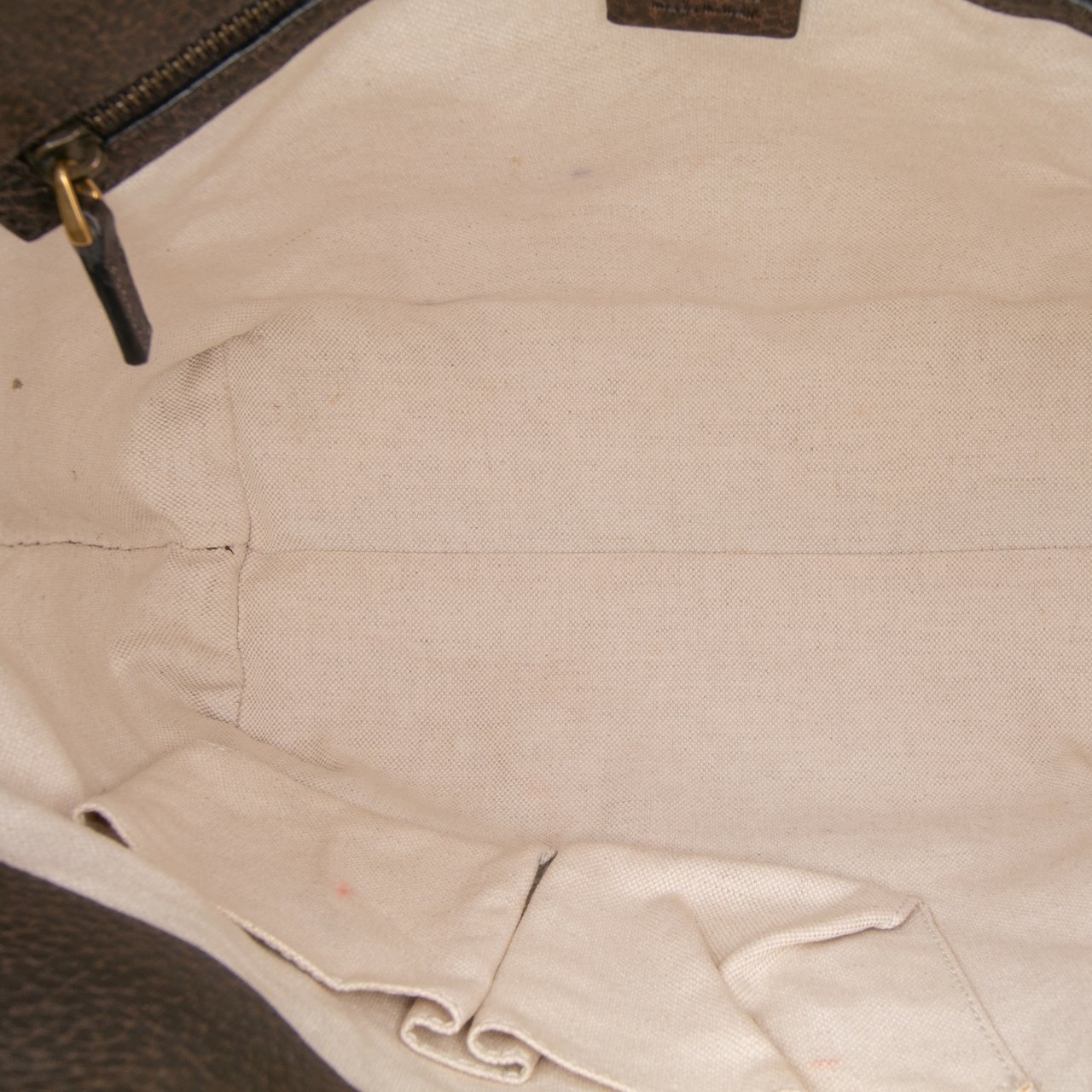Gucci GG Canvas Laidback Crafty Tote Bruin