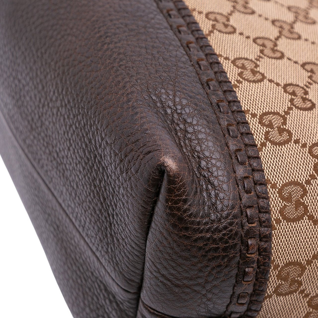 Gucci GG Canvas Laidback Crafty Tote Bruin