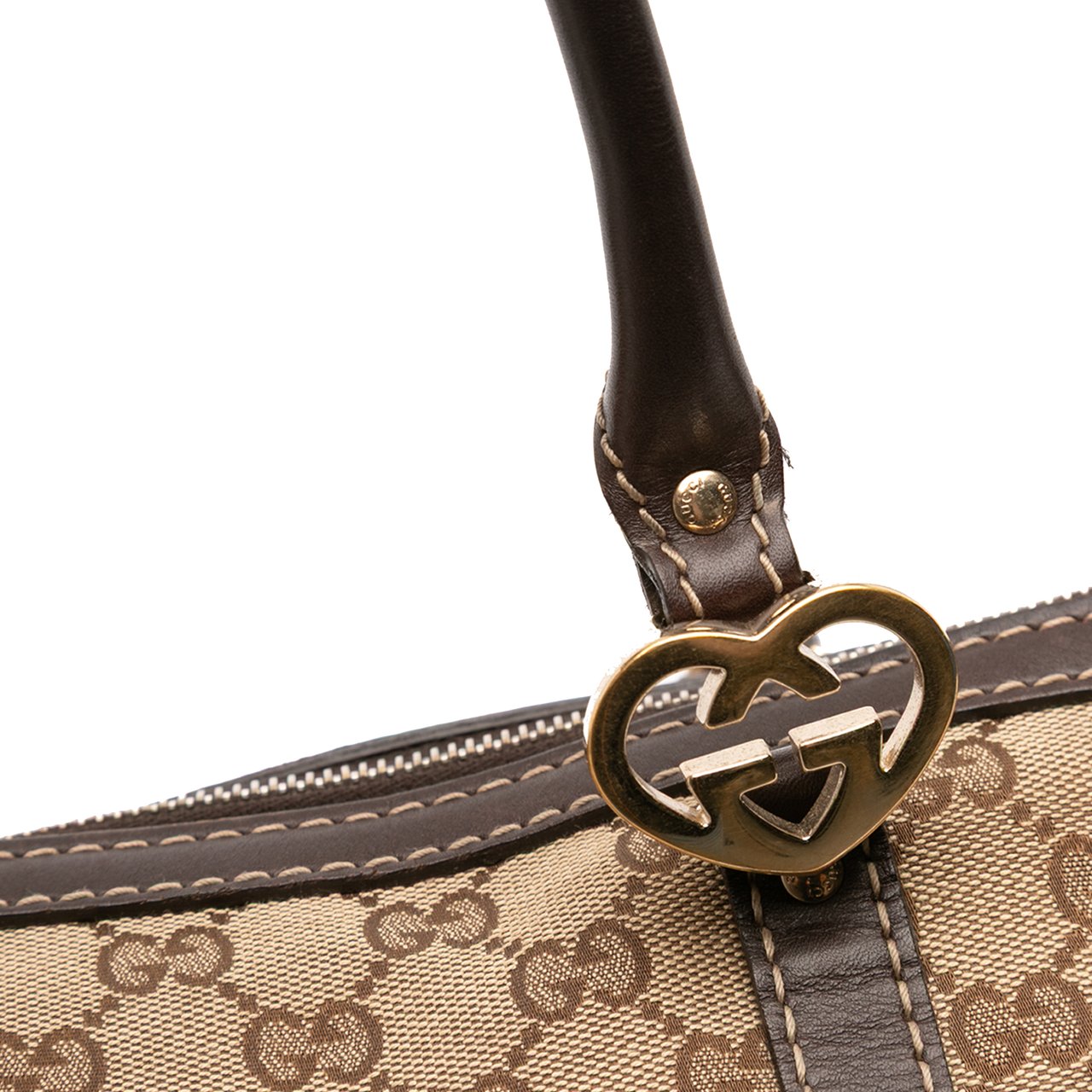 Gucci GG Canvas Lovely Tote Bruin