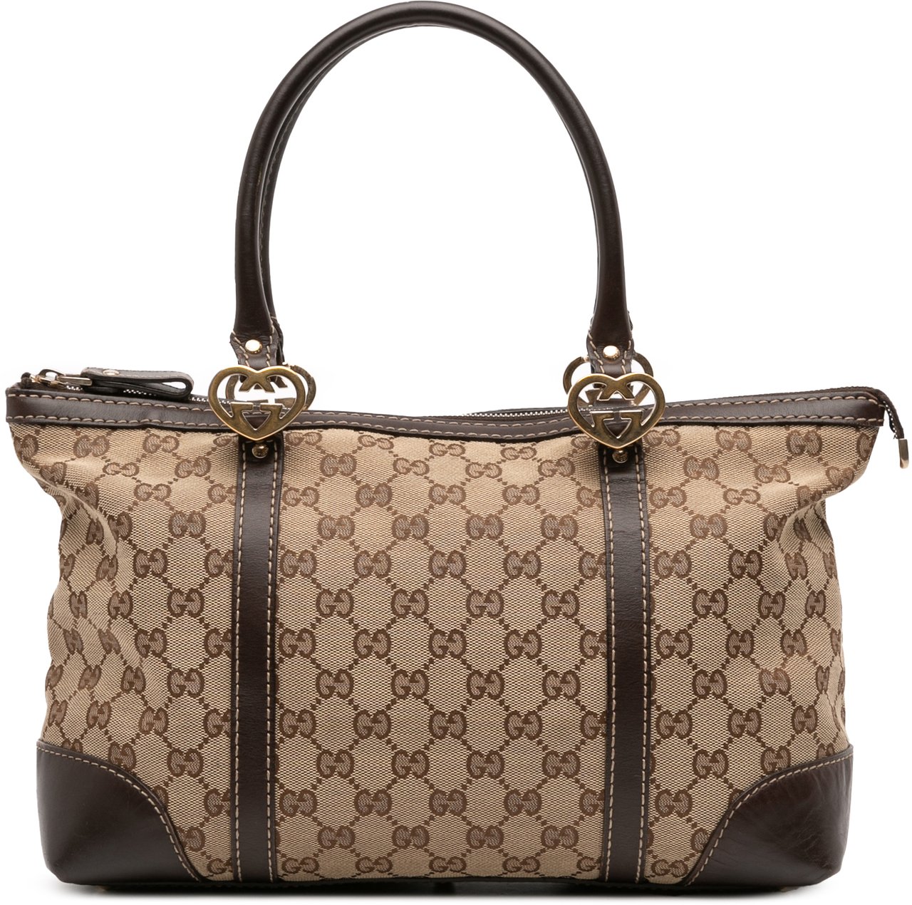 Gucci GG Canvas Lovely Tote Bruin
