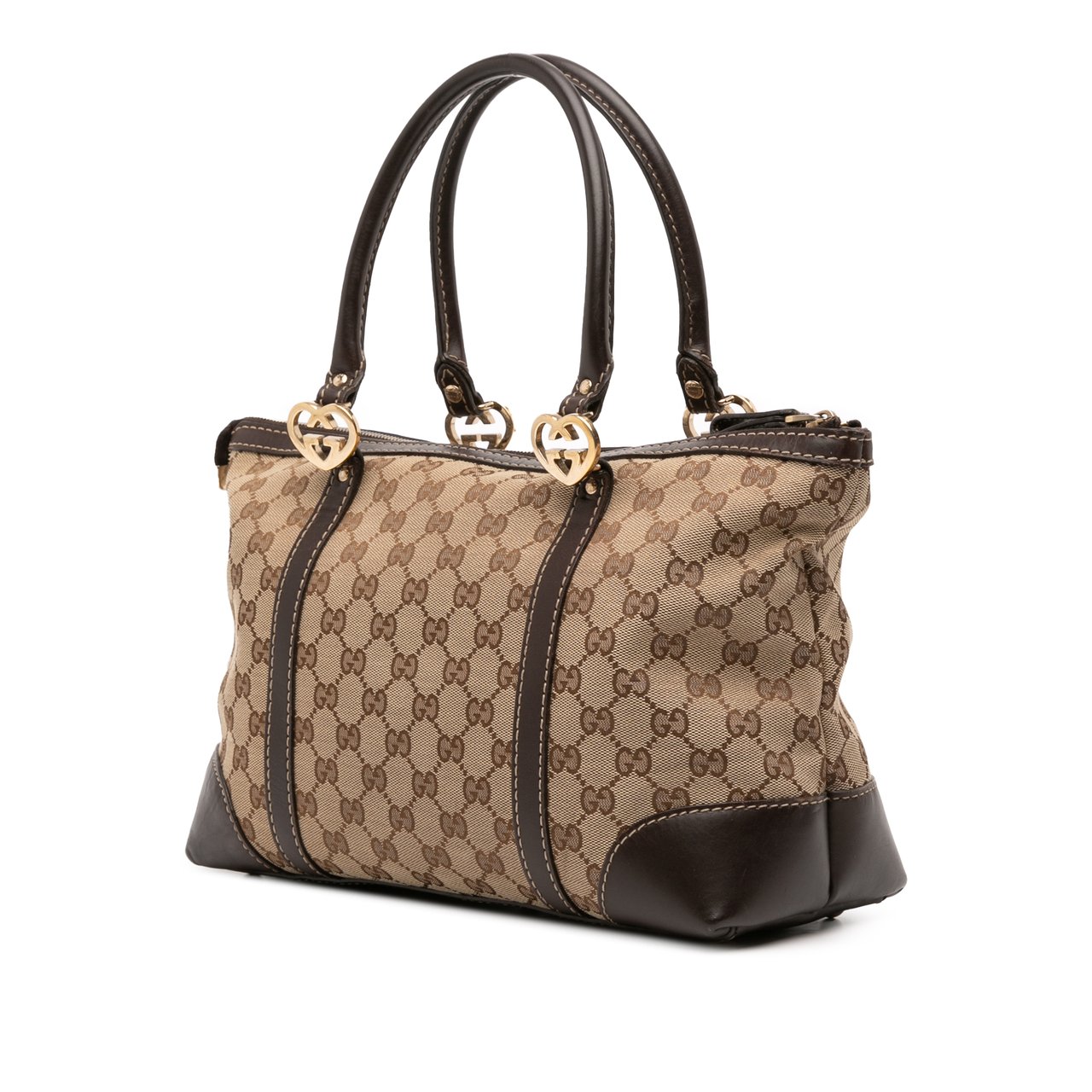 Gucci GG Canvas Lovely Tote Bruin