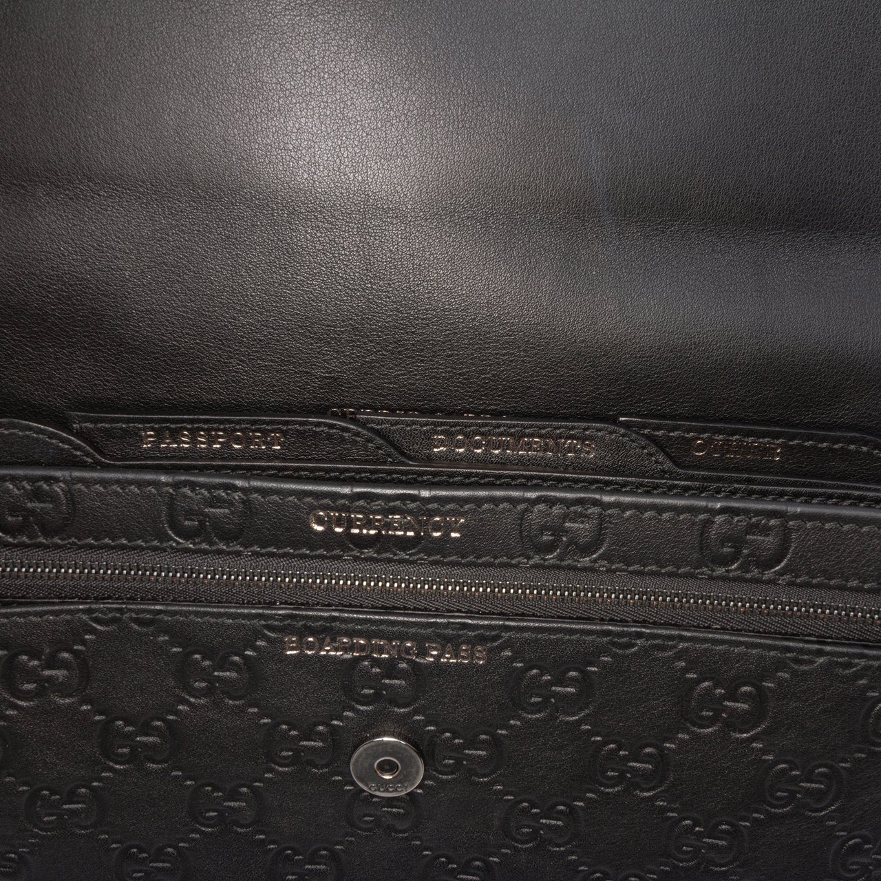 Gucci Guccissima Clutch Zwart