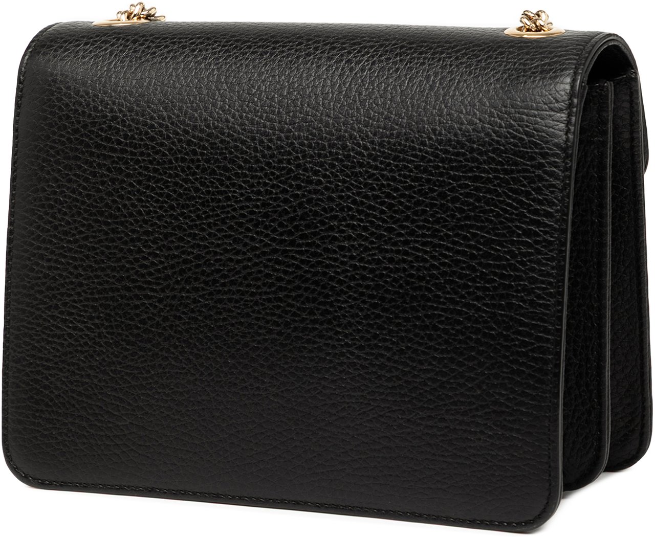 Gucci Small Dollar Calfskin Interlocking G Crossbody Zwart