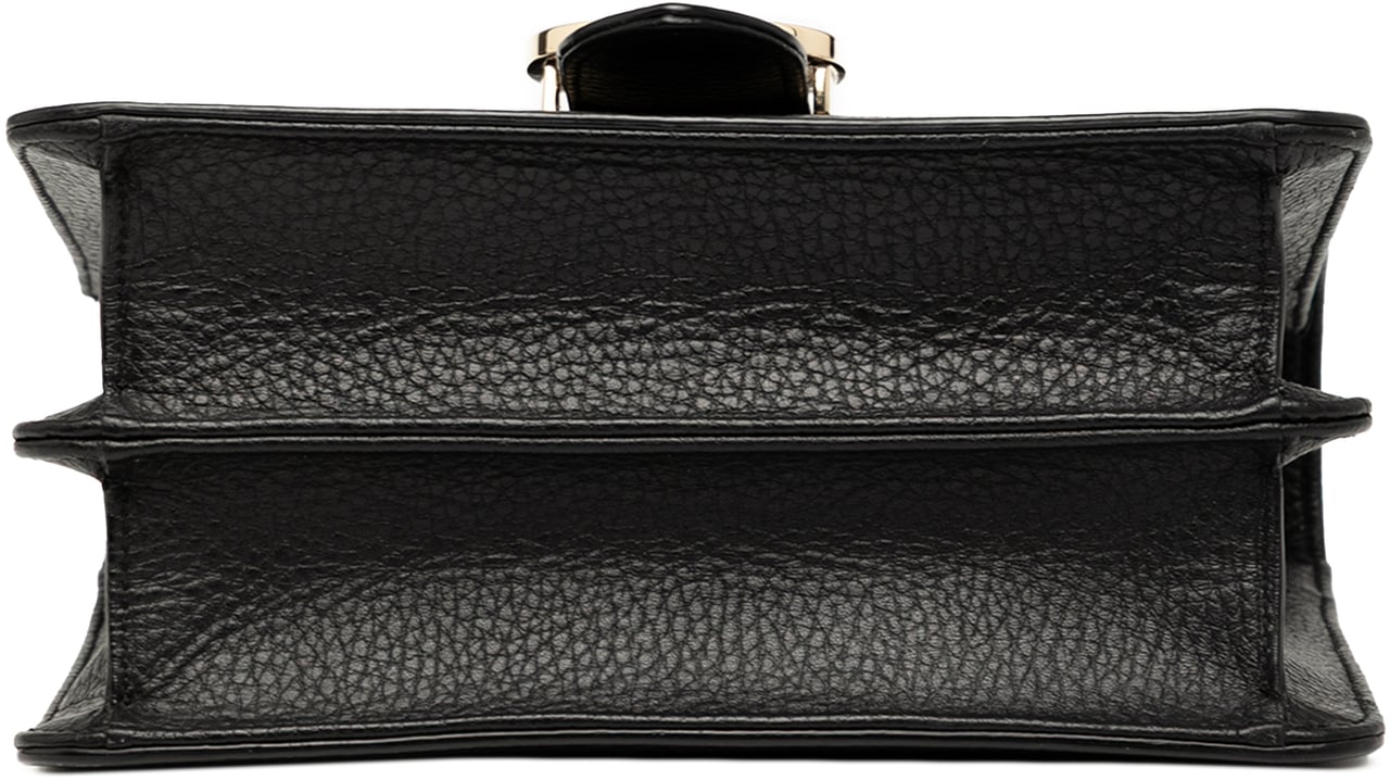 Gucci Small Dollar Calfskin Interlocking G Crossbody Zwart