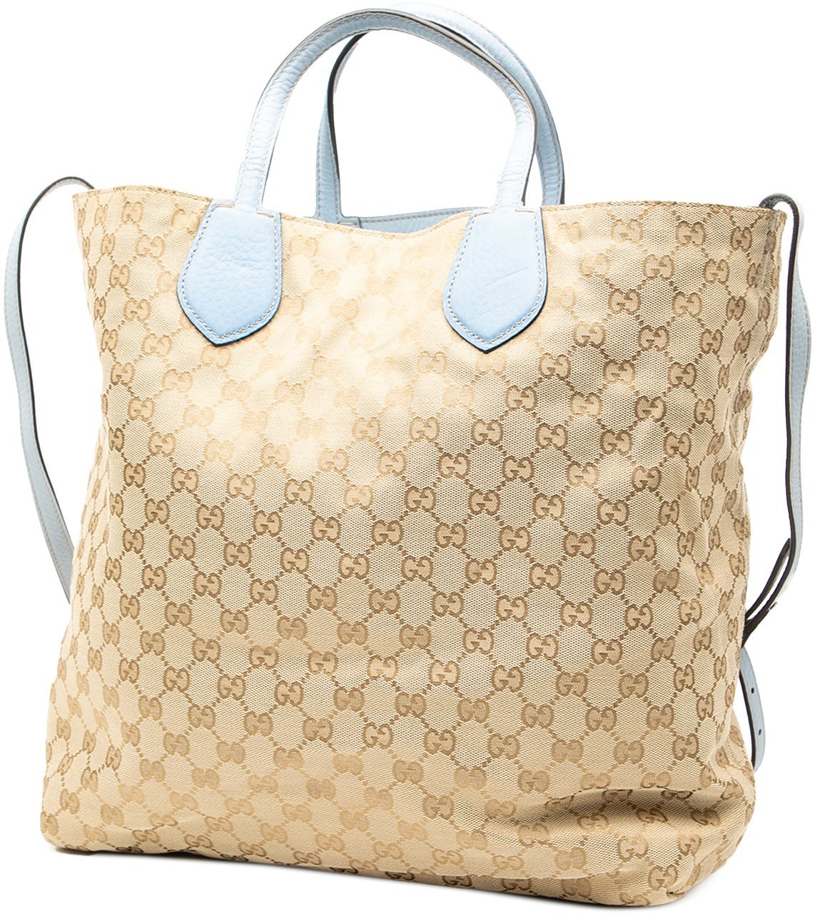 Gucci GG Canvas Reversible Tote Bruin