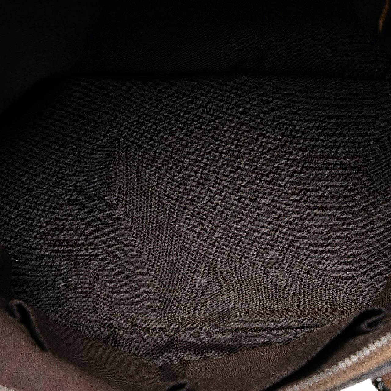 Gucci Medium Leather Web Dome Satchel Bruin