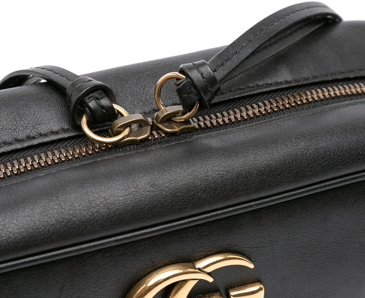 Gucci GG Marmont Matelasse Leather Crossbody Zwart